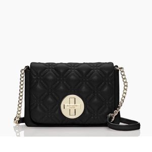 USED KATE SPADE QUILTED CROSSBODY BLACK